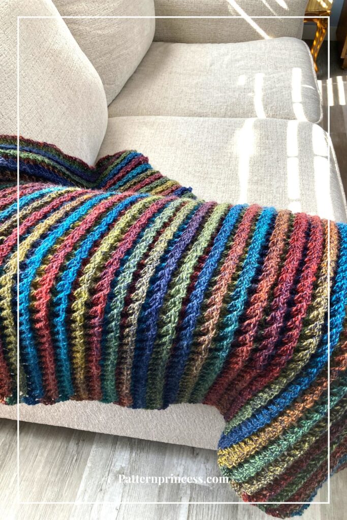 3D ZigZag Blanket by Pattern Princess