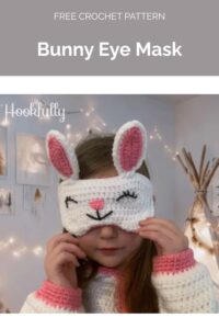 Bunny Eye Mask Pattern from Hookfully