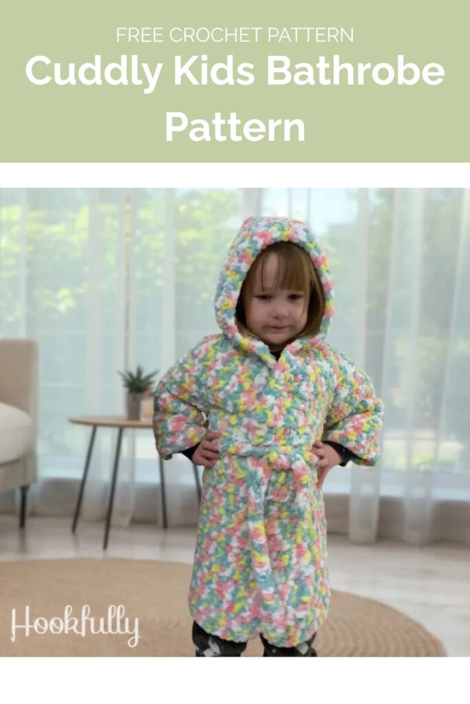 Cuddly Kids Bathrobe Pattern from Hookfully