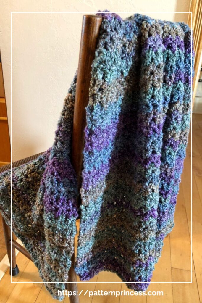 Easy Weekend Crochet Afghan Perfect for Beginners by Pattern Princess