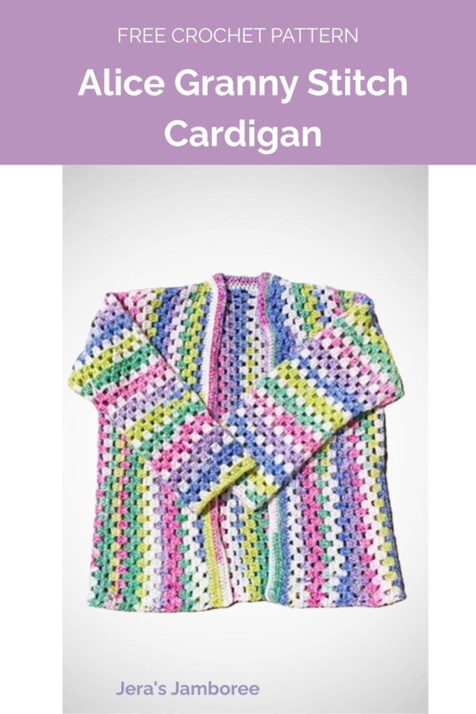 Alice Granny Stitch Cardigan from Jera's Jamboree 1
