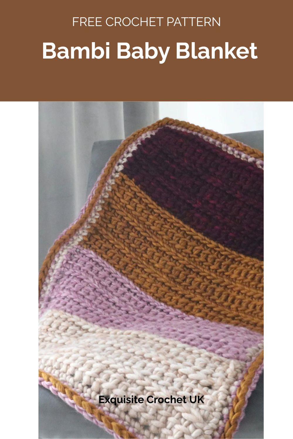 Bambi Baby Blanket Crochet Pattern