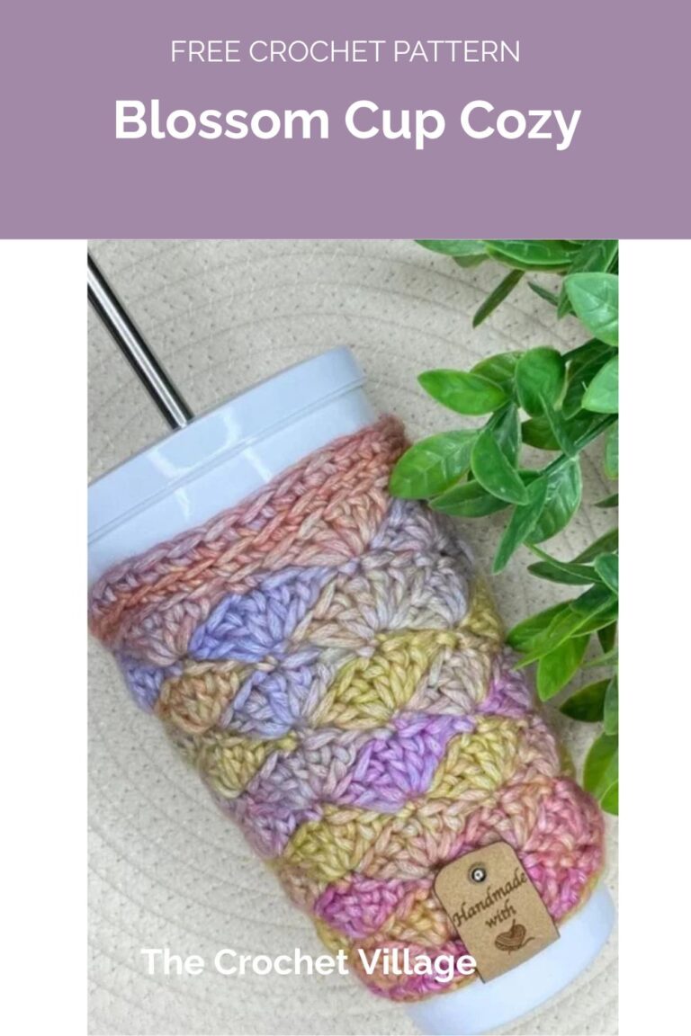 Blossom Cup Cozy from The Crochet Village 1