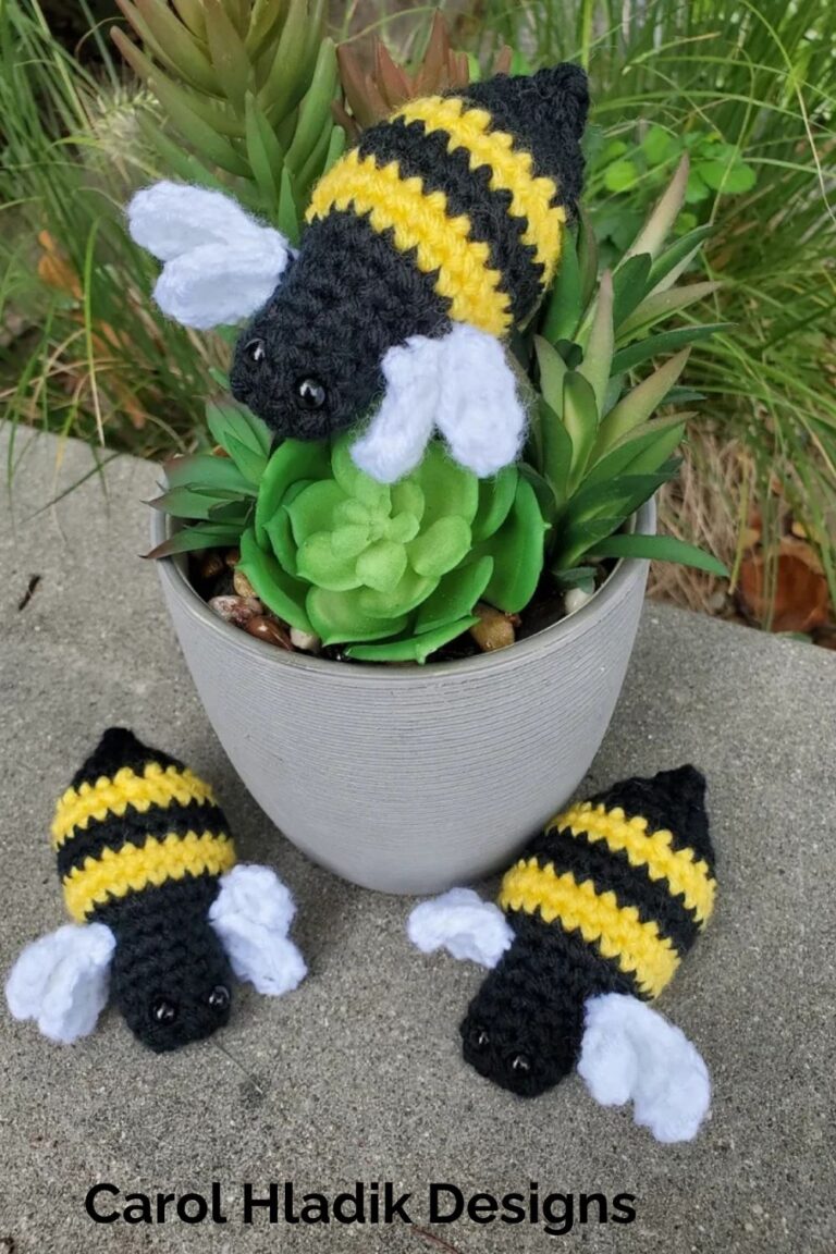 Busy Bee Amigurumi Toy from Carol Hladik Designs