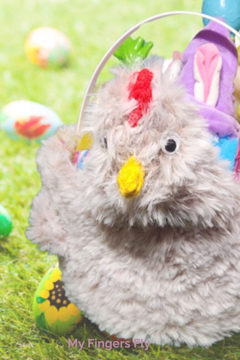 Chicken Easter Basket from My Fingers Fly