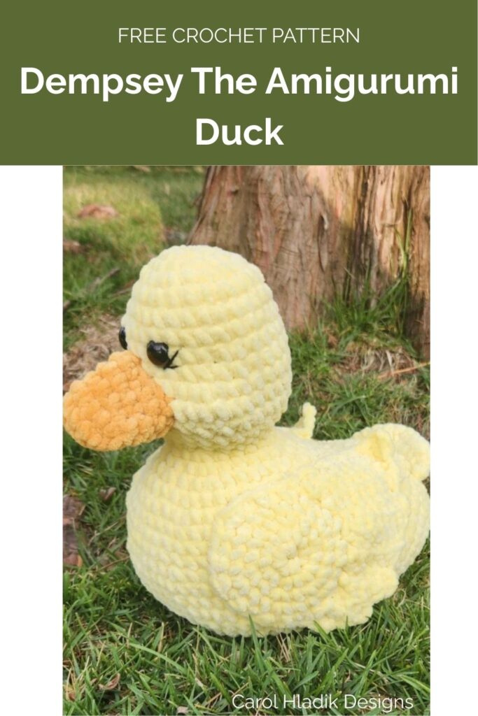 Dempsey The Amigurumi Duck from Carol Hladik Designs 1