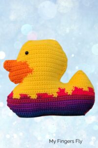 Duck in Easter Egg Cuddler from My Fingers Fly from My Fingers Fly