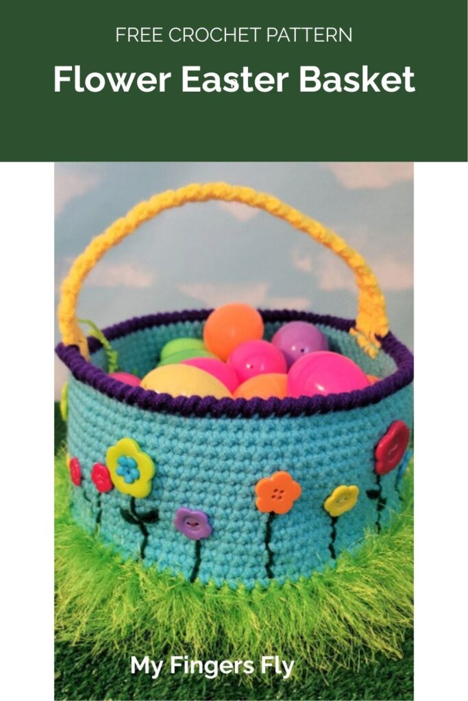 Flower Easter Basket from My Fingers Fly 1
