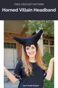 Horned Villain Headband from Carol Hladik Designs 1
