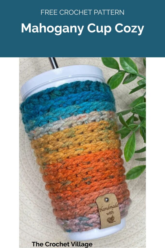 Mahogany Cup Cozy from The Crochet Village 1