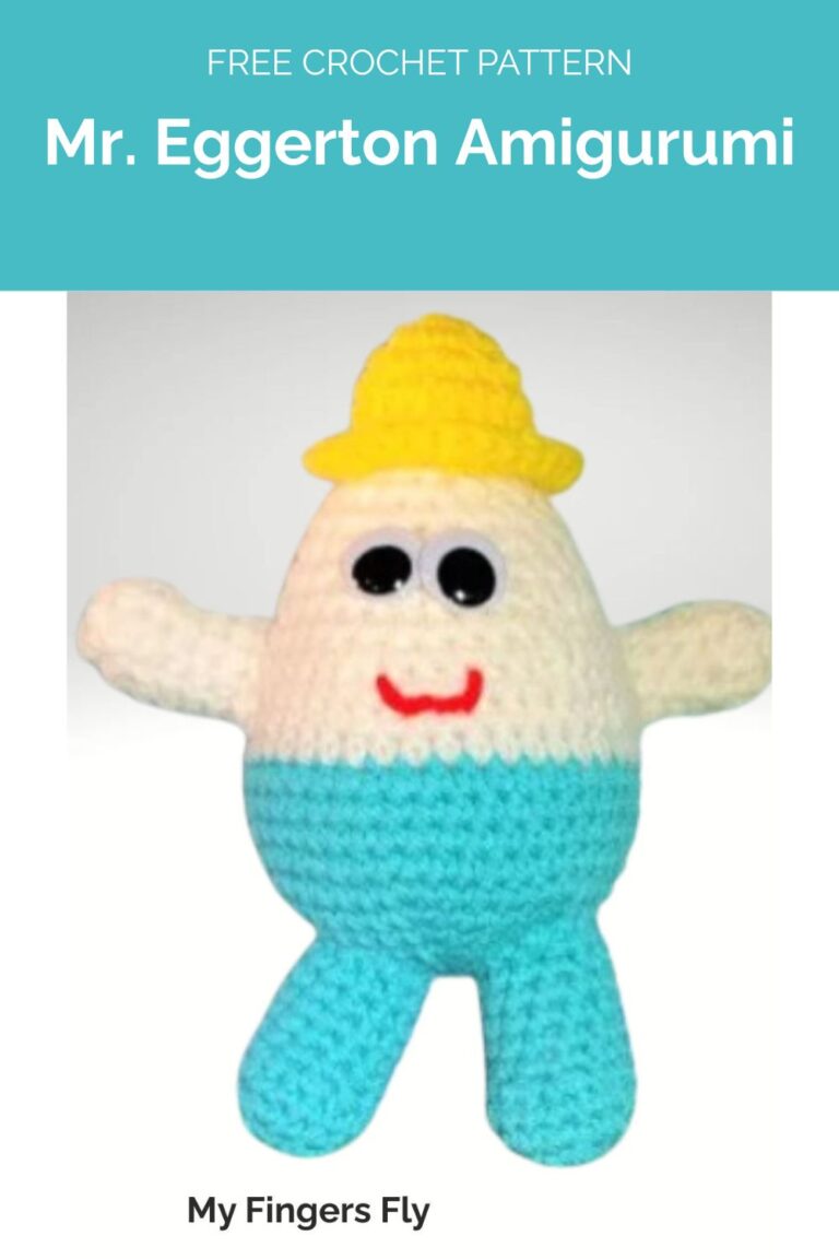 Mr. Eggerton Amigurumi from My Fingers Fly 1