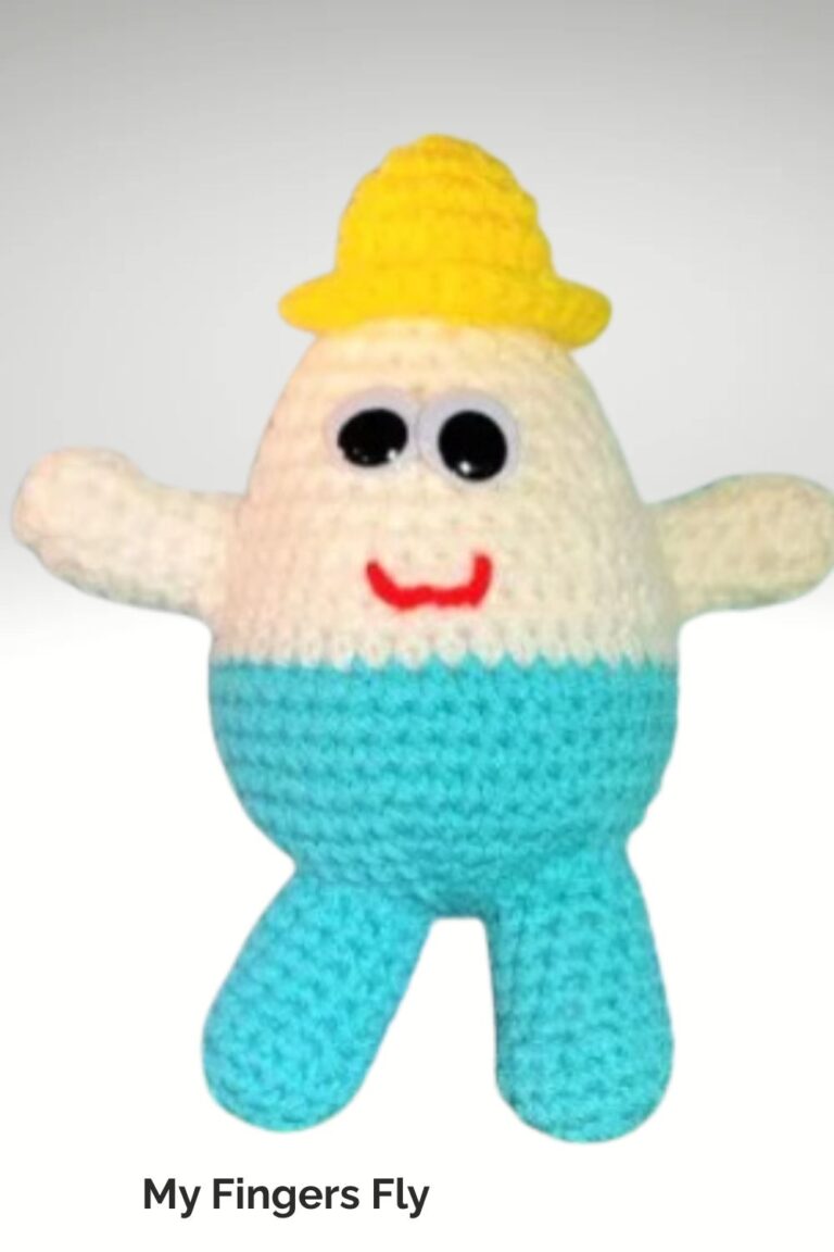 Mr. Eggerton Amigurumi from My Fingers Fly