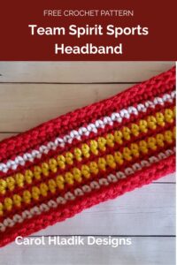 Team Spirit Sports Headband from Carol Hladik Designs 1