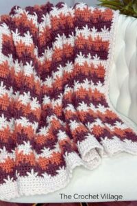 The Mayflower Throw from the The Crochet Village