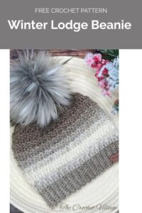 Winter Lodge Beanie from The Crochet Village 1