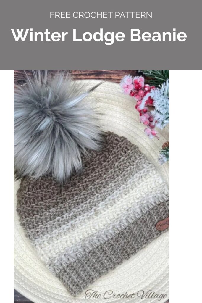 Winter Lodge Beanie from The Crochet Village 1