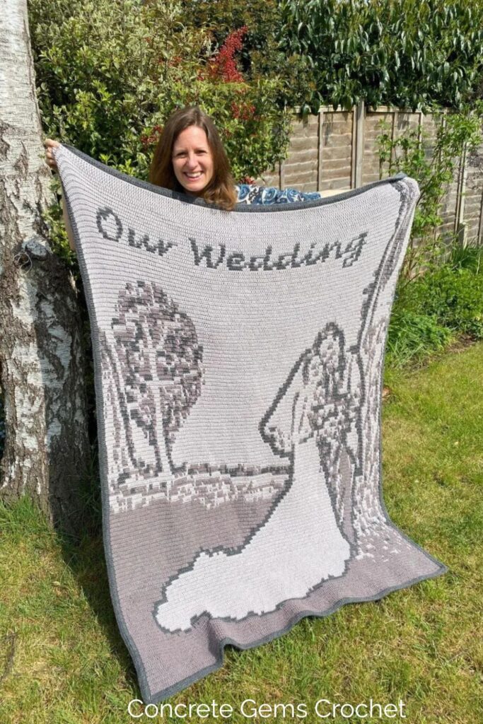 Aldermaston Wedding Blanket from Concrete Gems Crochet