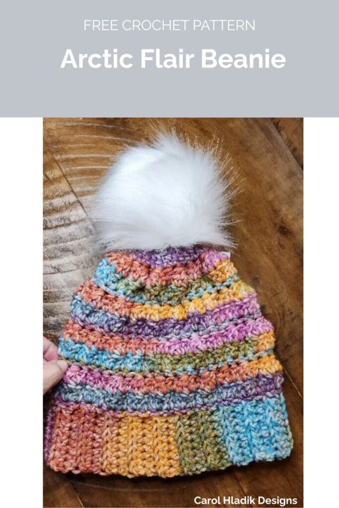 Arctic Flair Beanie from Carol Hladik Designs 1