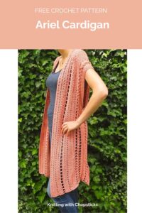 Ariel Cardigan from Knitting with Chopsticks 1