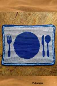Basic Cutlery Placemat from Pukapuka