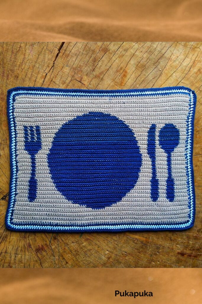 Basic Cutlery Placemat from Pukapuka
