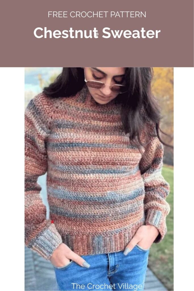 Chestnut Sweater from The Crochet Village 1