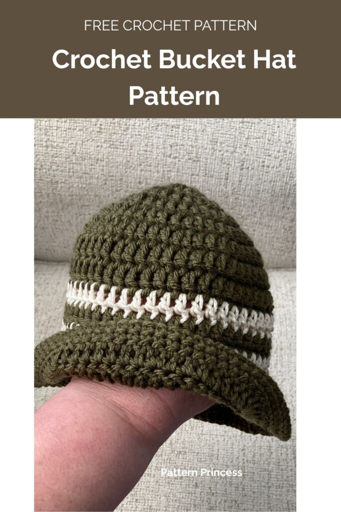 Crochet Bucket Hat Pattern from Pattern Princess 1
