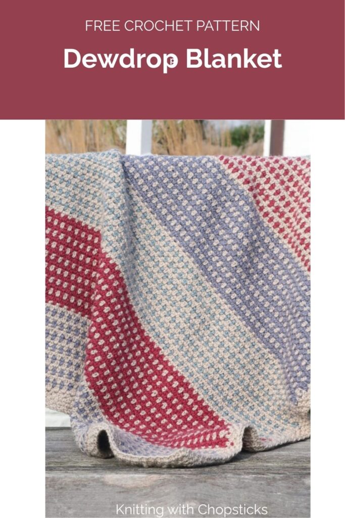 Dewdrop Blanket from Knitting with Chopsticks 1