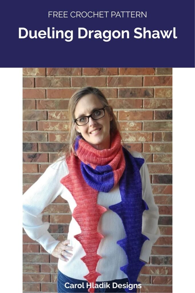 Dueling Dragon Shawl from Carol Hladik Designs 1