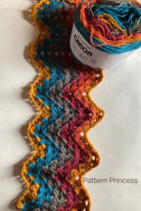 Granny Ripple Stitch Crochet Pattern for Beginners from Pattern Princess