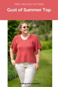 Gust of Summer Top from Knitting with Chopsticks 1