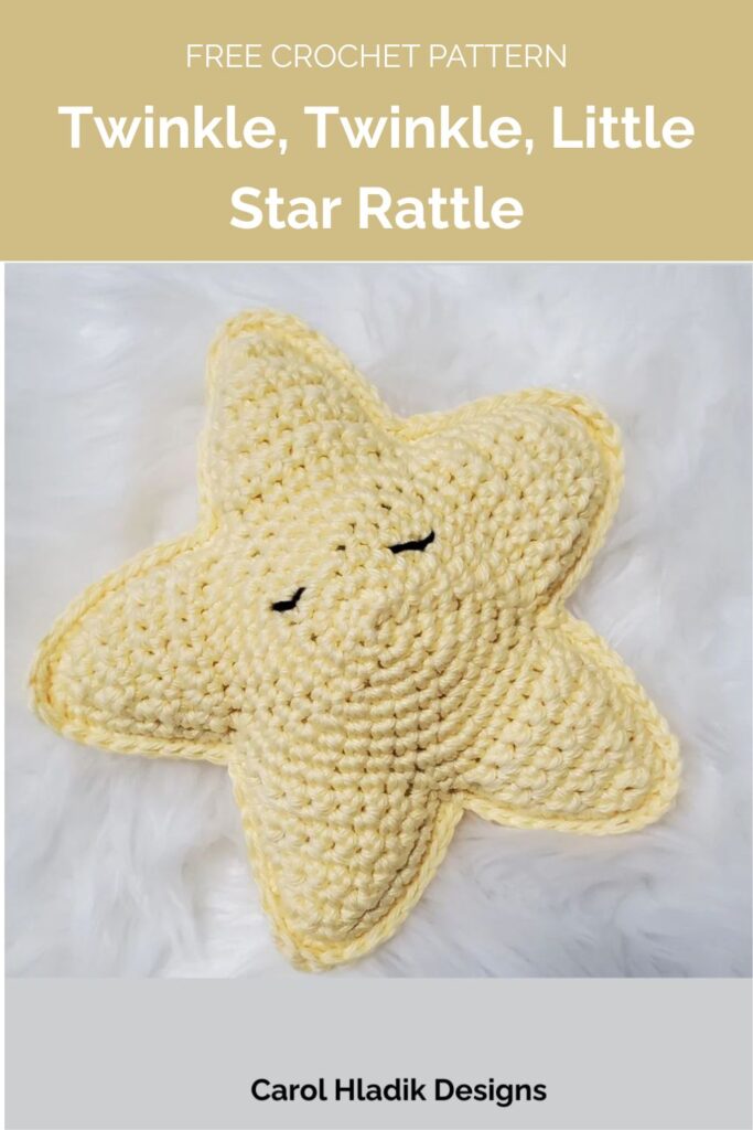 Twinkle, Twinkle, Little Star Rattle from Carol Hladik Designs 1