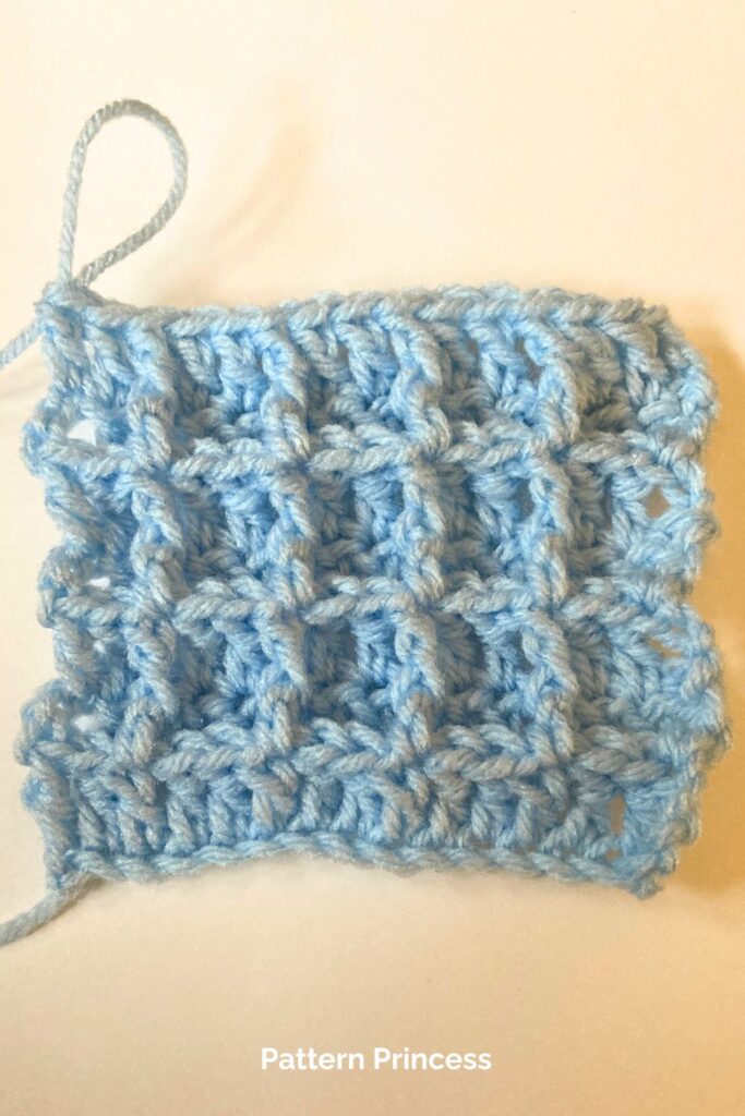 Waffle Stitch Tutorial from Pattern Princess
