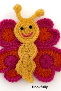 Butterfly Applique from Hookfully