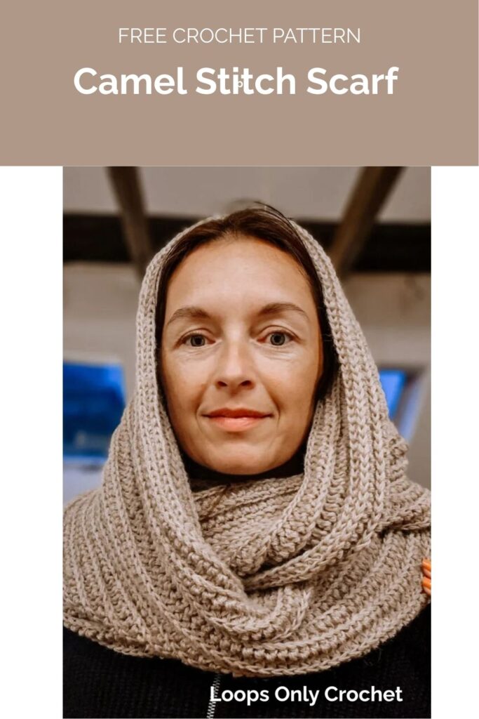 Camel Stitch Scarf from Loops Only Crochet 1