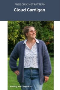 Cloud Cardigan from Knitting with Chopsticks 1
