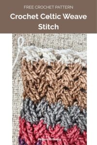 Crochet Celtic Weave Stitch from Pattern Princess 1