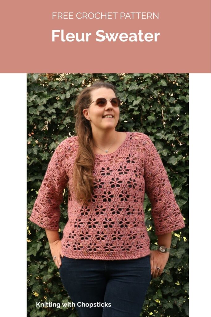 Fleur Sweater from Knitting with Chopsticks 1
