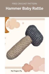 Hammer Baby Rattle from My Fingers Fly 1
