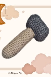 Hammer Baby Rattle from My Fingers Fly
