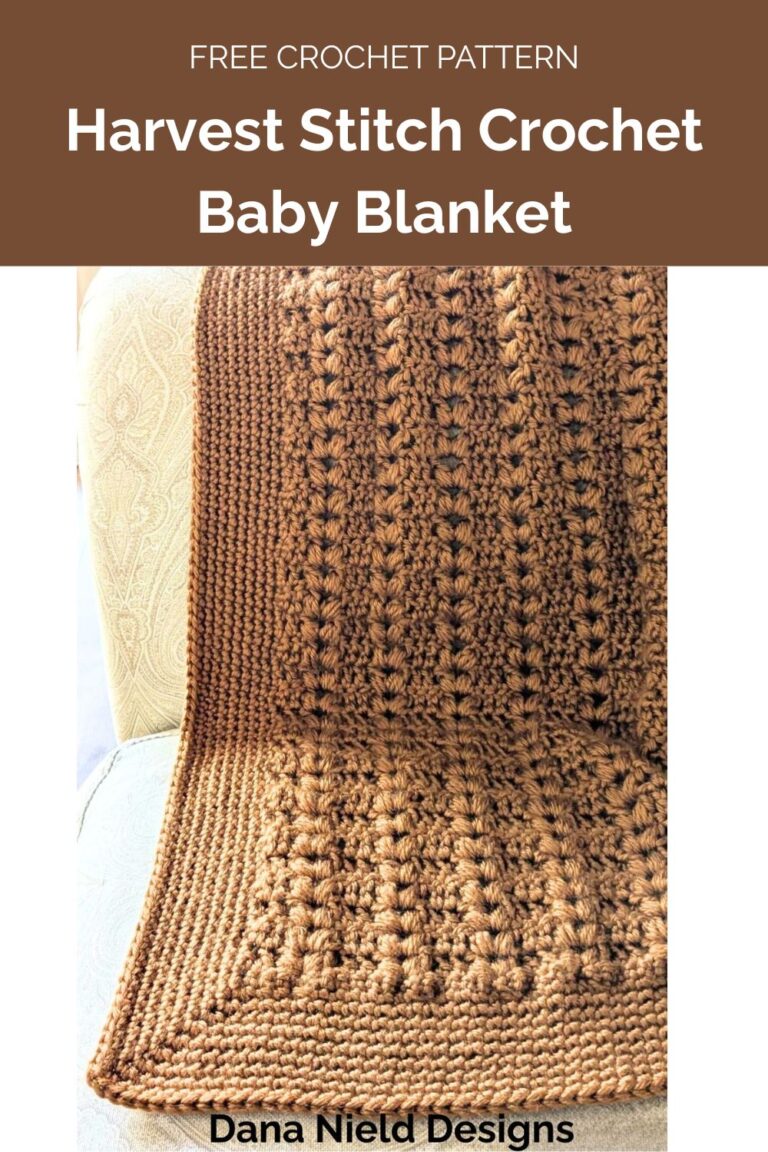 Harvest Stitch Crochet Baby Blanket from Dana Nield Designs 1