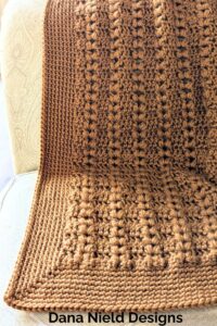 Harvest Stitch Crochet Baby Blanket from Dana Nield Designs