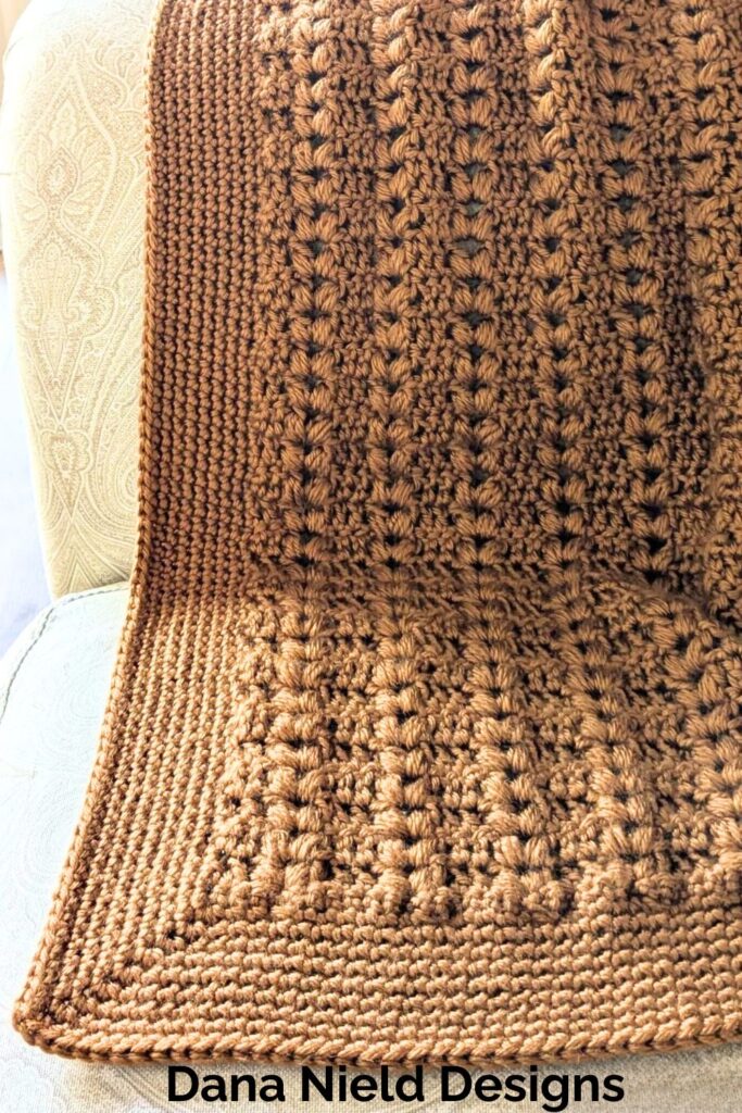 Harvest Stitch Crochet Baby Blanket from Dana Nield Designs