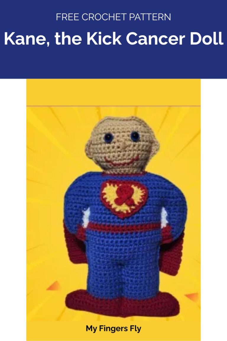 Kane, the Kick Cancer Doll from My Fingers Fly 1