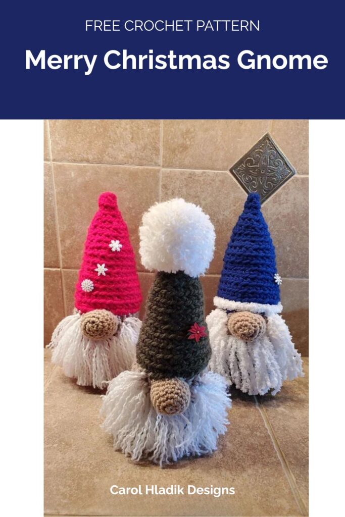 Merry Christmas Gnome from Carol Hladik Designs 1