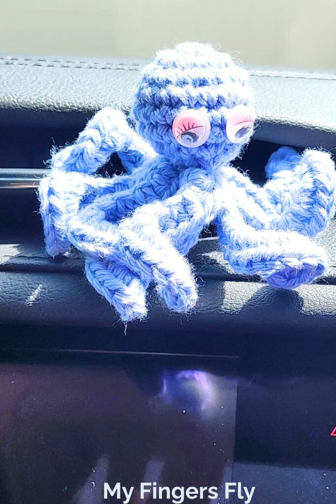 Octopus Car Vent Clip from My Fingers Fly
