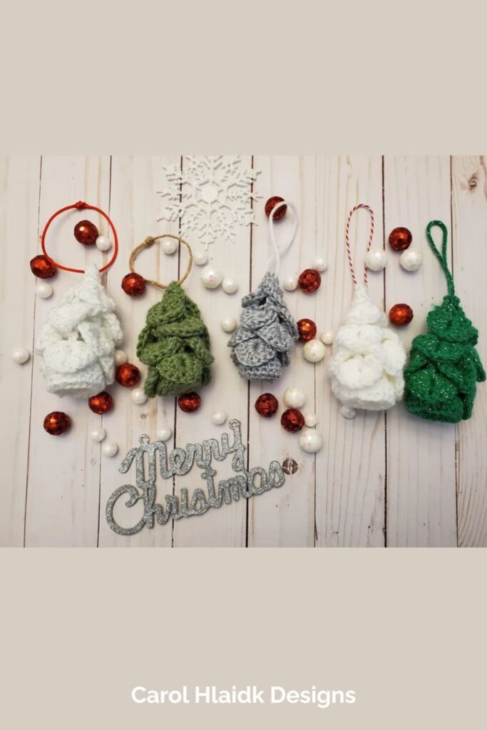 Oh Christmas Tree Ornament from Carol Hlaidk Designs
