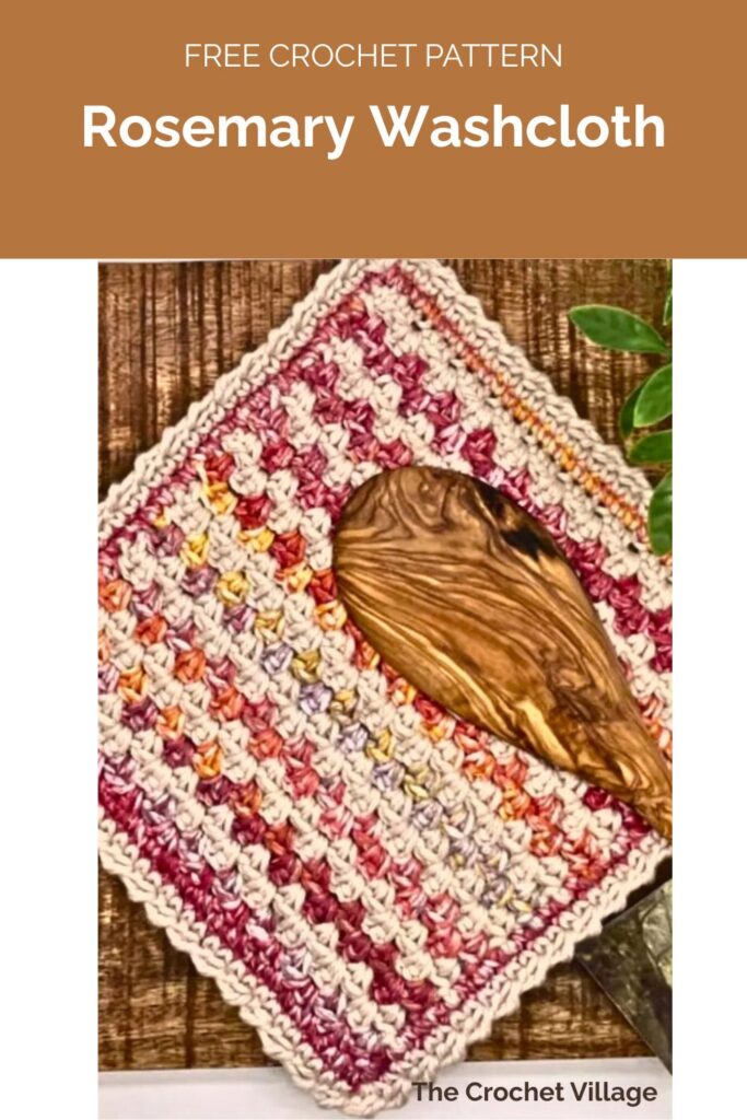 Rosemary Washcloth from The Crochet Village 1