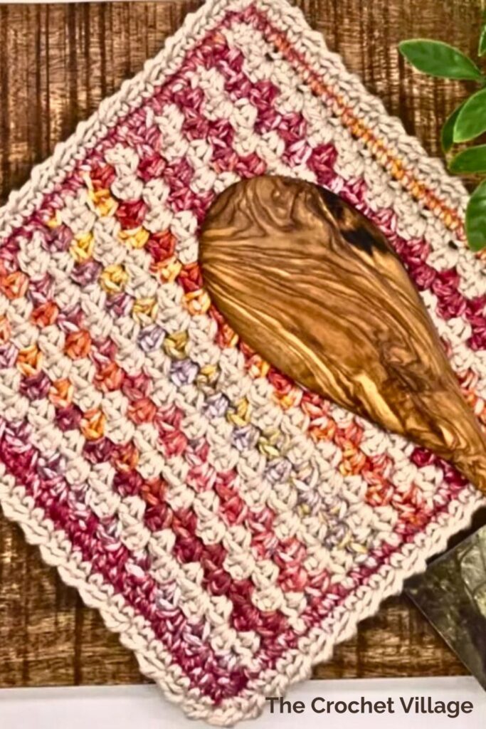 Rosemary Washcloth from The Crochet Village