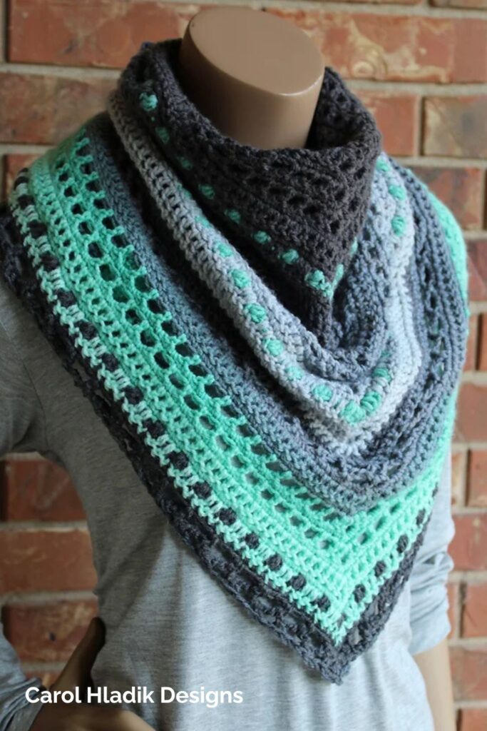 Shayla Shawl from Carol Hladik Designs